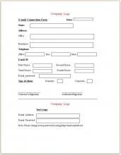 New email request form